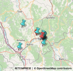 Mappa Via Gabelletta, 05100 Terni TR, Italia (8.03917)
