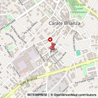 Mappa Via Vittorio Veneto, 20, 20841 Carate Brianza, Monza e Brianza (Lombardia)
