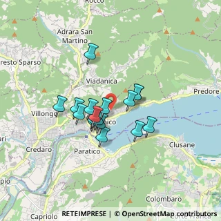 Mappa Via Calchera, 24067 Sarnico BG, Italia (1.22824)