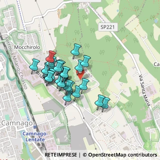 Mappa Via Cavallina, 20821 Lentate sul Seveso MB, Italia (0.35)