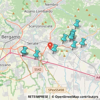 Mappa Via Brusaporto, 24060 Brusaporto BG, Italia (3.83455)