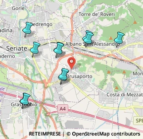 Mappa Via Brusaporto, 24060 Brusaporto BG, Italia (1.95909)