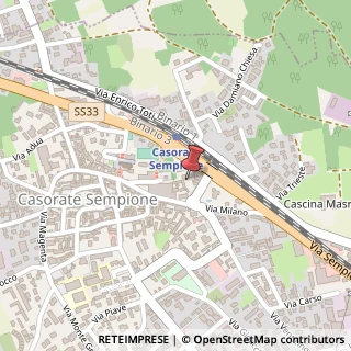 Mappa Via Como, 5, 21011 Casorate Sempione, Varese (Lombardia)