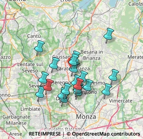 Mappa Entrata numero civico, 20841 Carate Brianza MB, Italia (6.187)