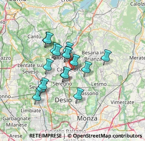 Mappa Entrata numero civico, 20841 Carate Brianza MB, Italia (5.27647)