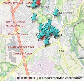 Mappa Entrata numero civico, 20841 Carate Brianza MB, Italia (0.614)