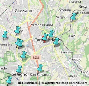 Mappa Entrata numero civico, 20841 Carate Brianza MB, Italia (2.32214)