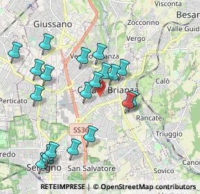 Mappa Entrata numero civico, 20841 Carate Brianza MB, Italia (2.025)