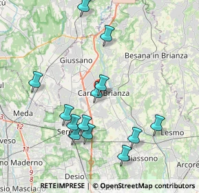 Mappa Entrata numero civico, 20841 Carate Brianza MB, Italia (3.93)