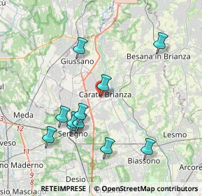 Mappa Entrata numero civico, 20841 Carate Brianza MB, Italia (3.88273)