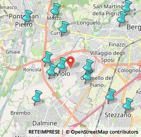 Mappa Via dei Gelsomini, 24048 Treviolo BG, Italia (2.36231)