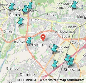 Mappa Via dei Gelsomini, 24048 Treviolo BG, Italia (2.75538)