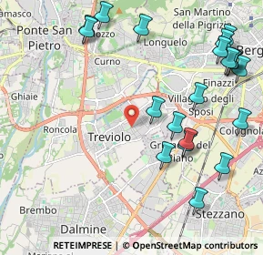 Mappa Via dei Gelsomini, 24048 Treviolo BG, Italia (2.5845)