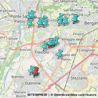 Mappa Via dei Gelsomini, 24048 Treviolo BG, Italia (2.0675)