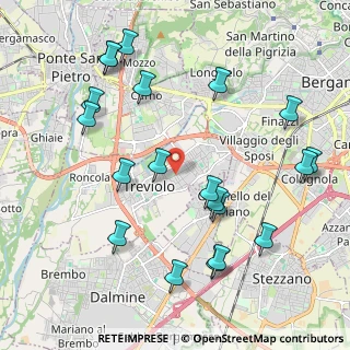 Mappa Via dei Gelsomini, 24048 Treviolo BG, Italia (2.3355)