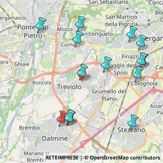 Mappa Via dei Gelsomini, 24048 Treviolo BG, Italia (2.565)