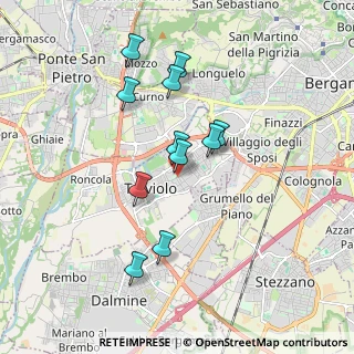 Mappa Via dei Gelsomini, 24048 Treviolo BG, Italia (1.59364)