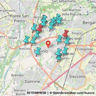 Mappa Via dei Gelsomini, 24048 Treviolo BG, Italia (1.6835)