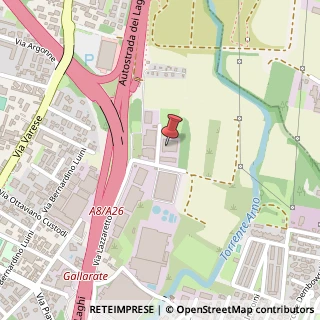 Mappa Via Guido Rossa, 9/11, 21013 Gallarate, Varese (Lombardia)