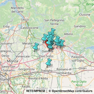 Mappa Via Walter Tobagi, 24048 Roncola BG, Italia (5.85769)