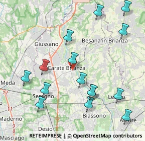 Mappa Via Ugo Foscolo, 20841 Carate Brianza MB, Italia (4.648)