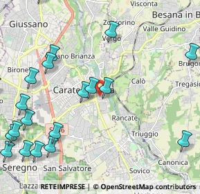 Mappa Via Ugo Foscolo, 20841 Carate Brianza MB, Italia (2.94)