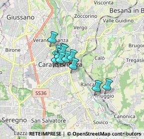 Mappa Via Ugo Foscolo, 20841 Carate Brianza MB, Italia (1.0025)