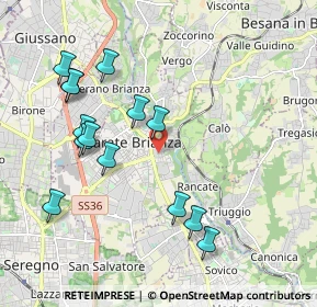 Mappa Via Ugo Foscolo, 20841 Carate Brianza MB, Italia (2.04571)
