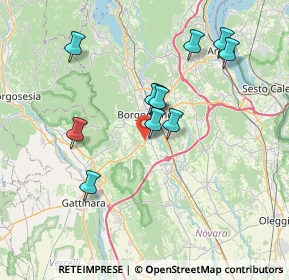 Mappa Via Carlottina, 28060 Cureggio NO, Italia (6.55)