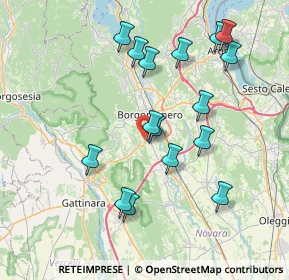 Mappa Via Carlottina, 28060 Cureggio NO, Italia (7.60313)