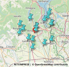 Mappa Via Carlottina, 28060 Cureggio NO, Italia (11.90882)