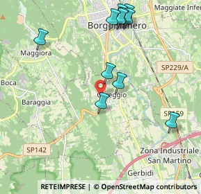 Mappa Via Carlottina, 28060 Cureggio NO, Italia (2.18455)