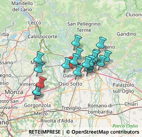 Mappa 24048 Roncola BG, Italia (10.40474)