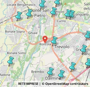 Mappa 24048 Roncola BG, Italia (3.06438)