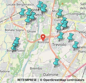 Mappa 24048 Roncola BG, Italia (2.3665)