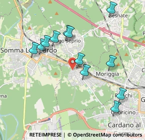 Mappa Via Adua, 21011 Casorate Sempione VA, Italia (1.9575)
