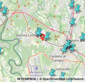 Mappa Via Adua, 21011 Casorate Sempione VA, Italia (6.254)