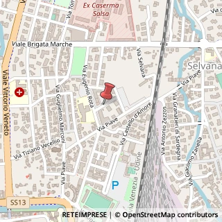 Mappa Via Giacomo Camillo De Carlo,  4, 31100 Treviso, Treviso (Veneto)