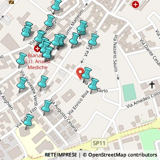 Mappa Via Enrico Riva, 20841 Carate Brianza MB, Italia (0.14)