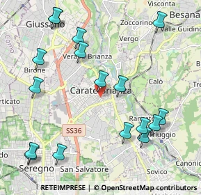 Mappa Via Enrico Riva, 20841 Carate Brianza MB, Italia (2.46059)