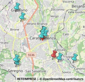 Mappa Via Enrico Riva, 20841 Carate Brianza MB, Italia (2.01091)