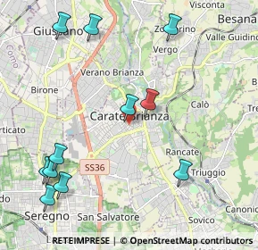 Mappa Via Enrico Riva, 20841 Carate Brianza MB, Italia (2.49455)