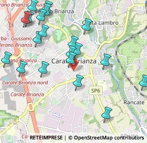 Mappa Via Enrico Riva, 20841 Carate Brianza MB, Italia (1.173)