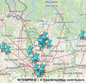 Mappa Via Enrico Riva, 20841 Carate Brianza MB, Italia (16.05)