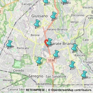 Mappa Via Brianza, 20843 Verano Brianza MB, Italia (2.66)