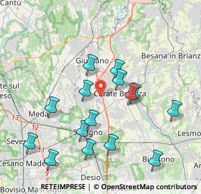 Mappa Via Brianza, 20843 Verano Brianza MB, Italia (3.902)