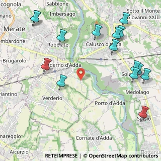 Mappa Str. Fornace, 23877 Paderno D'adda LC, Italia (2.81467)