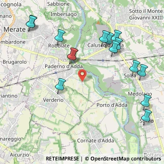 Mappa Str. Fornace, 23877 Paderno D'adda LC, Italia (2.50933)