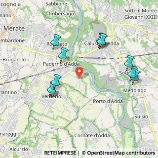 Mappa Strada Fornace, 23877 Paderno d'Adda LC, Italia (2.07182)