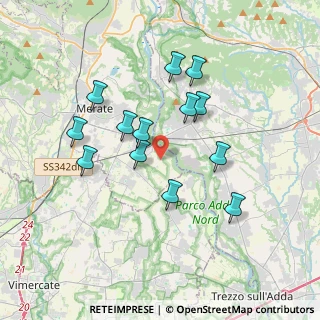 Mappa Strada Fornace, 23877 Paderno d'Adda LC, Italia (3.28077)